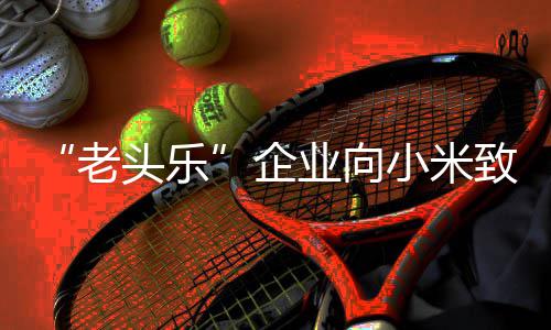 小米头乐 妥妥的业向外观企致歉专利 公碰瓷老司无