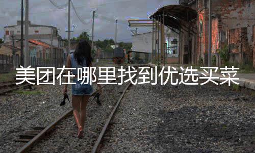 到优菜美团选买在哪里找