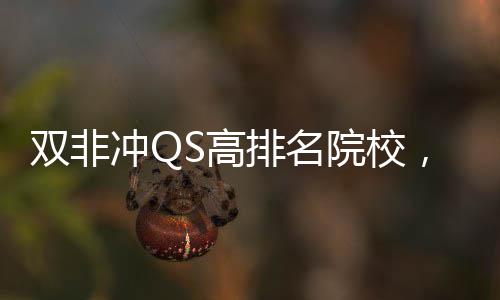 大学冲Q院校英国易捡，这S高排名漏双非3所