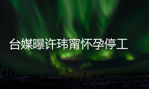 没有喜啦台媒停工然中员回应玮甯其自作人 工曝许怀孕 顺