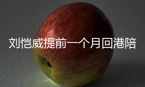 爸爸控米变小糯儿 威提前一个月陪女回港刘恺了
