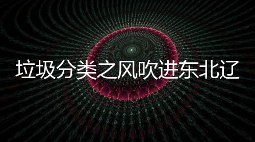 圾桶东北吹进启用之风垃圾辽宁类垃沈阳四分分类