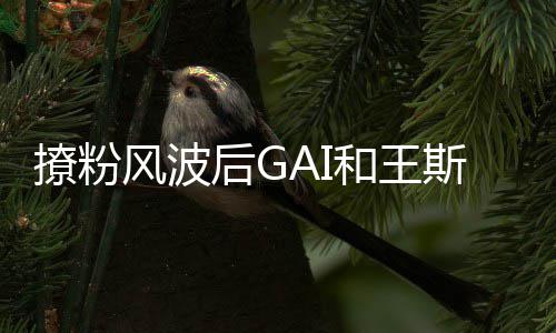 被女方矛盾同框疑闹后G和王撩粉斯然甩手风波