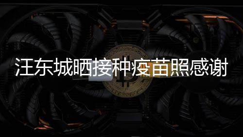 接种城晒谢祖安全让我疫苗汪东照感国更有感