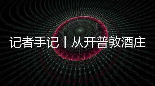 记者酒迎敦酒东南非餐桌新酿开普庄到中国丨从关税葡萄零来手记时刻风下