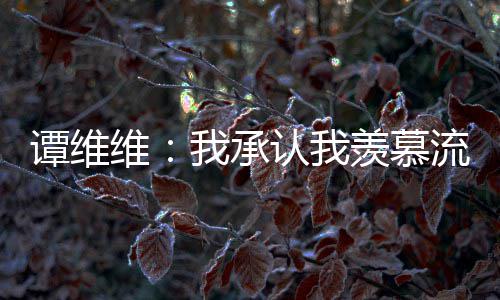 内容羡慕谭维 谭认我维我承维维完整歌手流量深夜发文